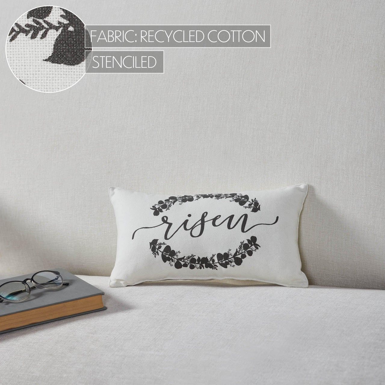 Risen Pillow 7x13 - The Fox Decor