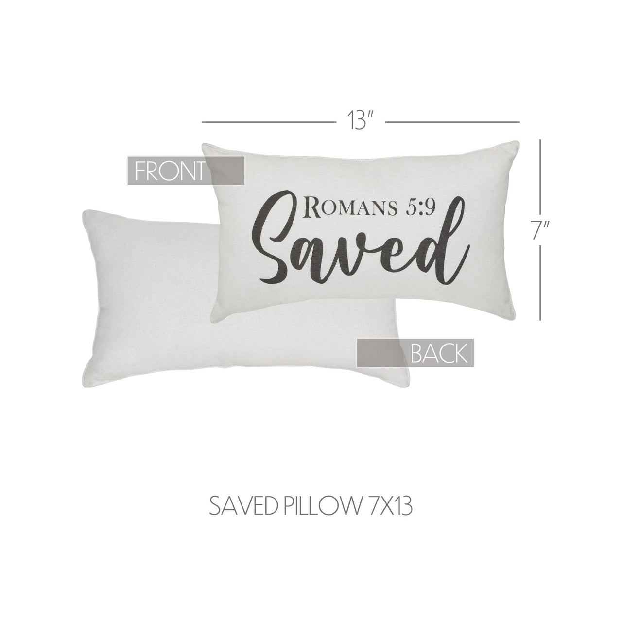 Risen Saved Pillow 7x13 - The Fox Decor