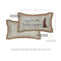 Spring In Bloom You're My Bunny Honey Pillow 7x13 - The Fox Decor
