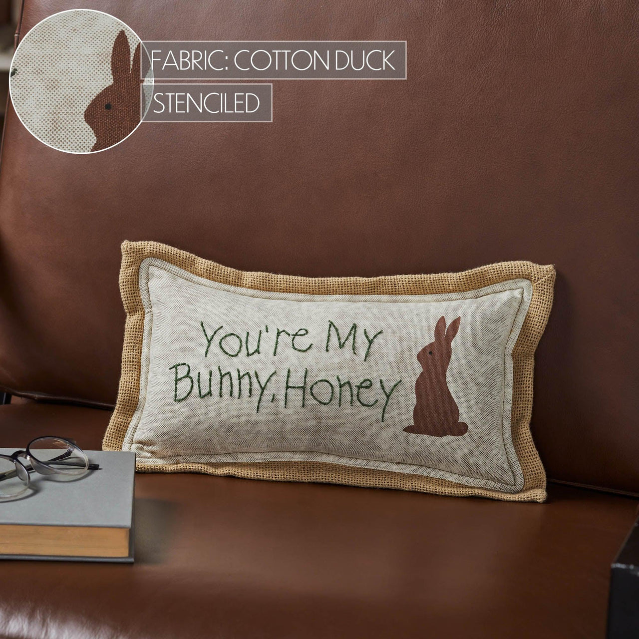 Spring In Bloom You're My Bunny Honey Pillow 7x13 - The Fox Decor