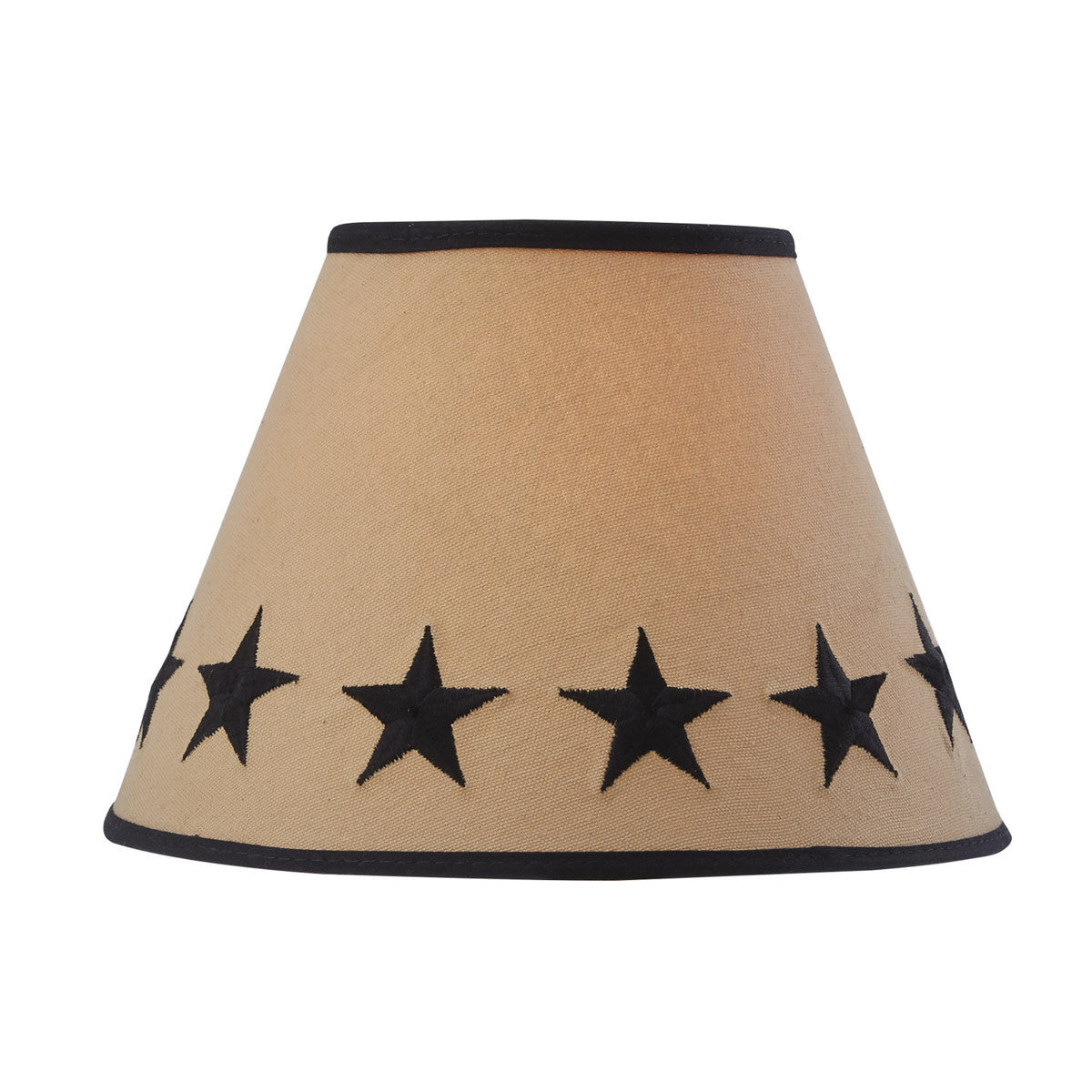 Black Star Embroidered Shade - 10" Park Designs - The Fox Decor