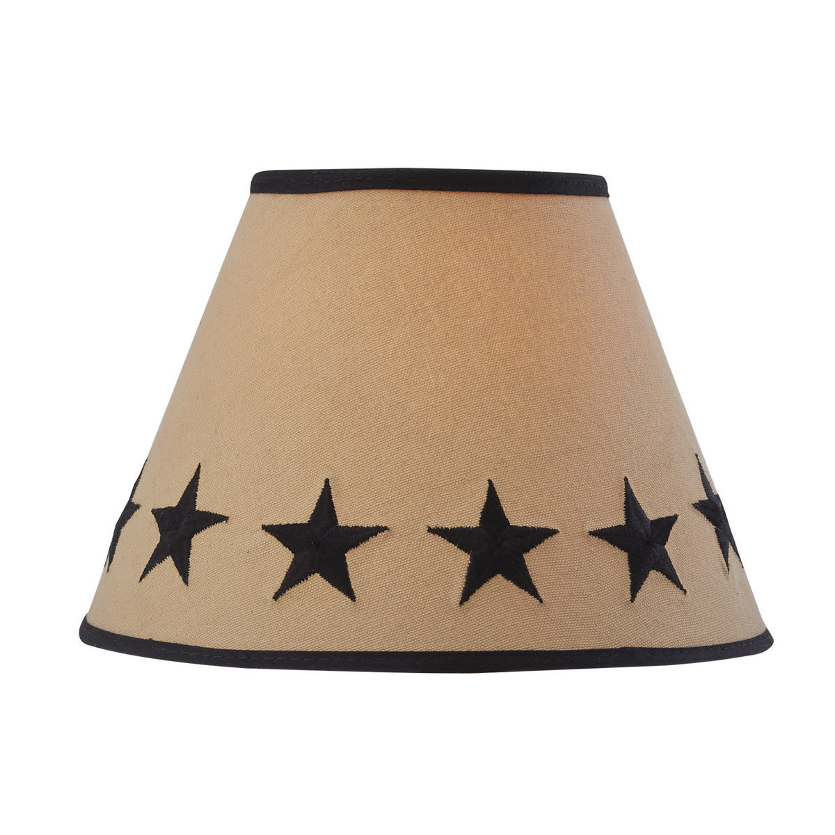 Black Star Embroidered Shade - 10" Park Designs