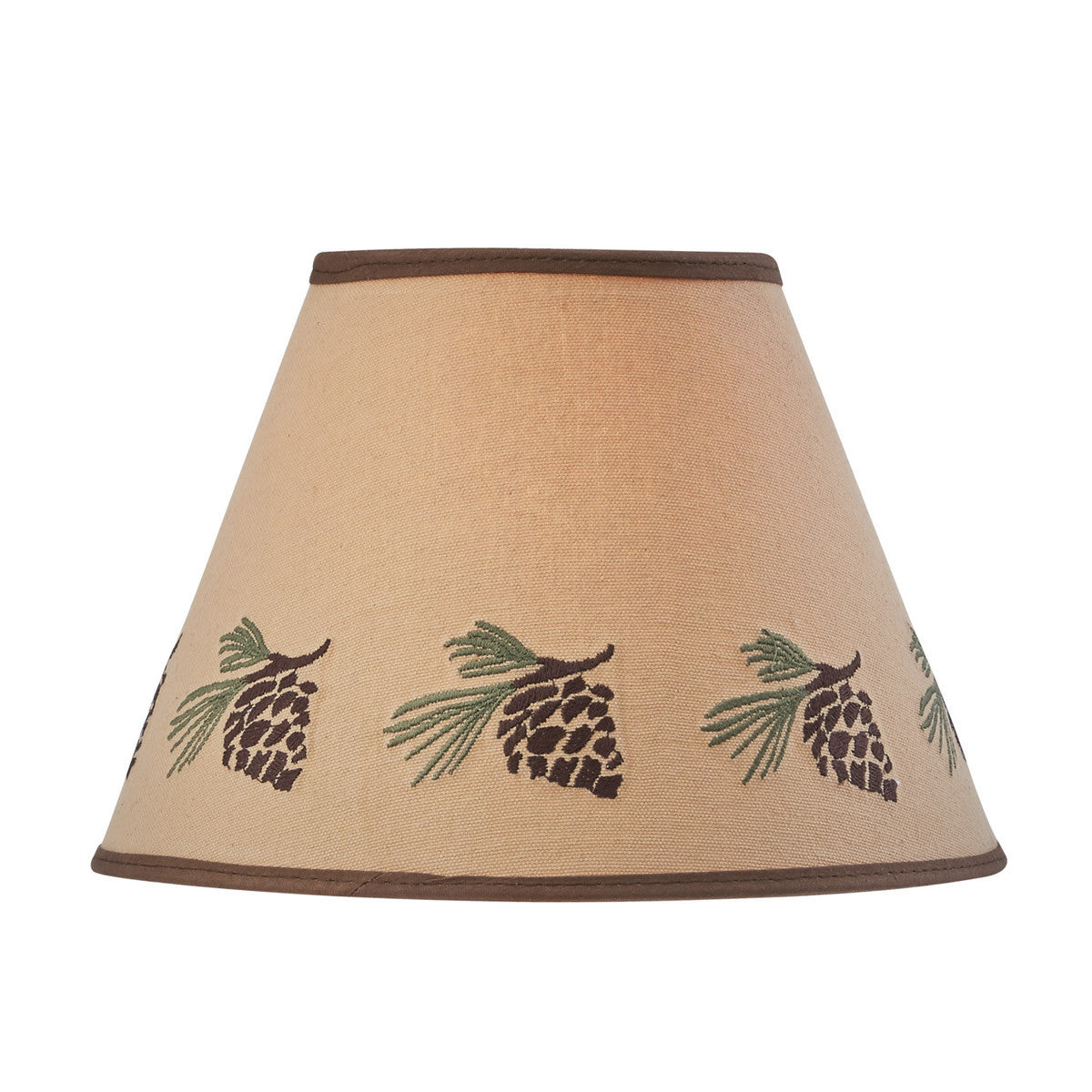 Pinecone Embroidered Shades - 10" Park Designs