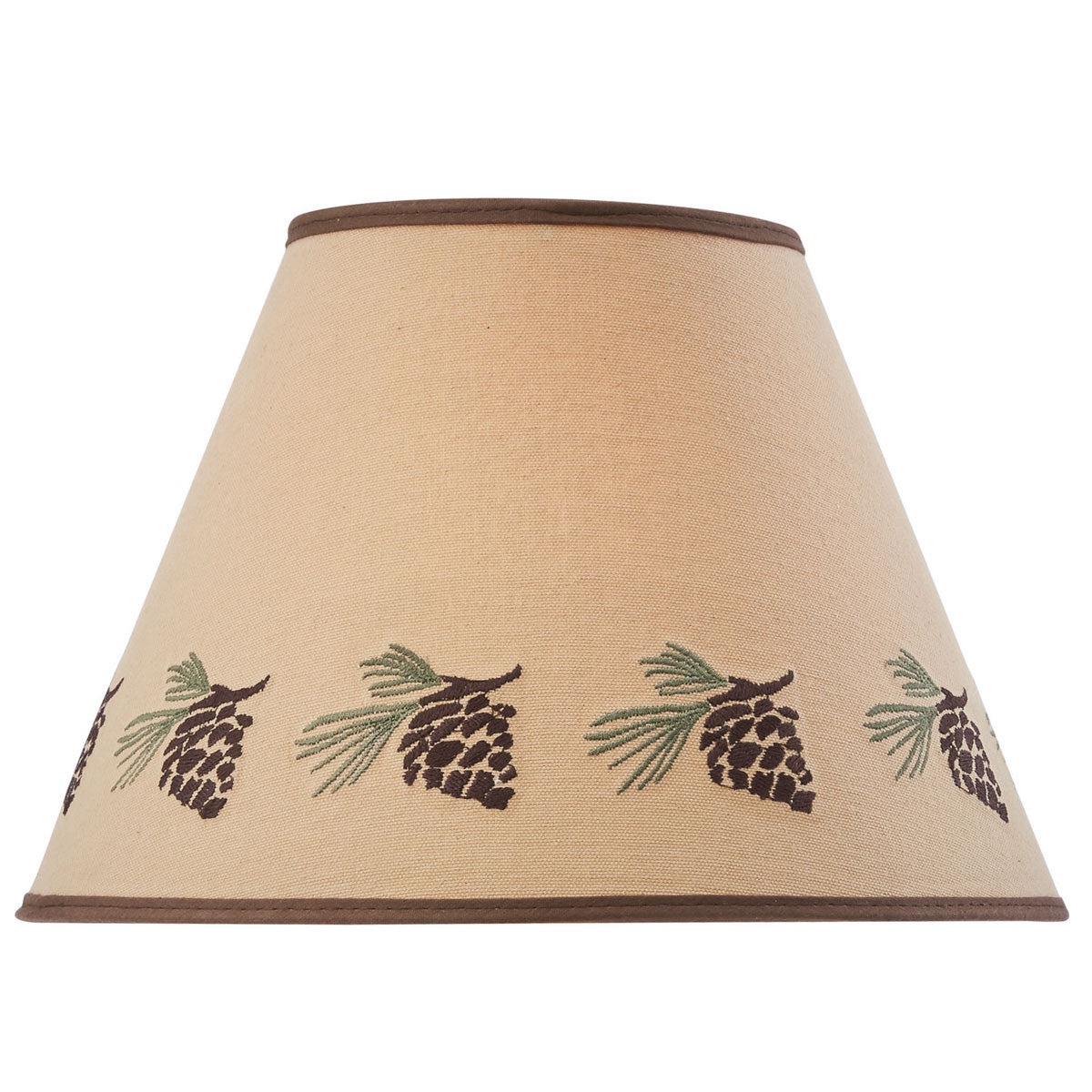 Pinecone Embroidered Shades - 12" Park Designs - The Fox Decor