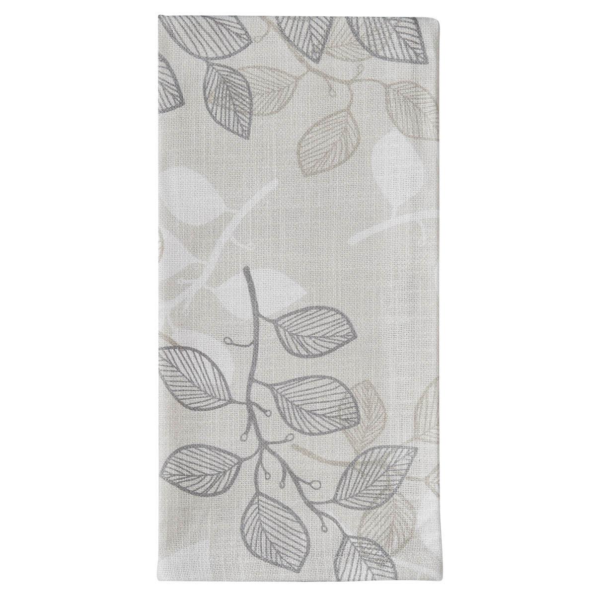 Jungle Leaf Printed Towel Set of 2  Park Designs