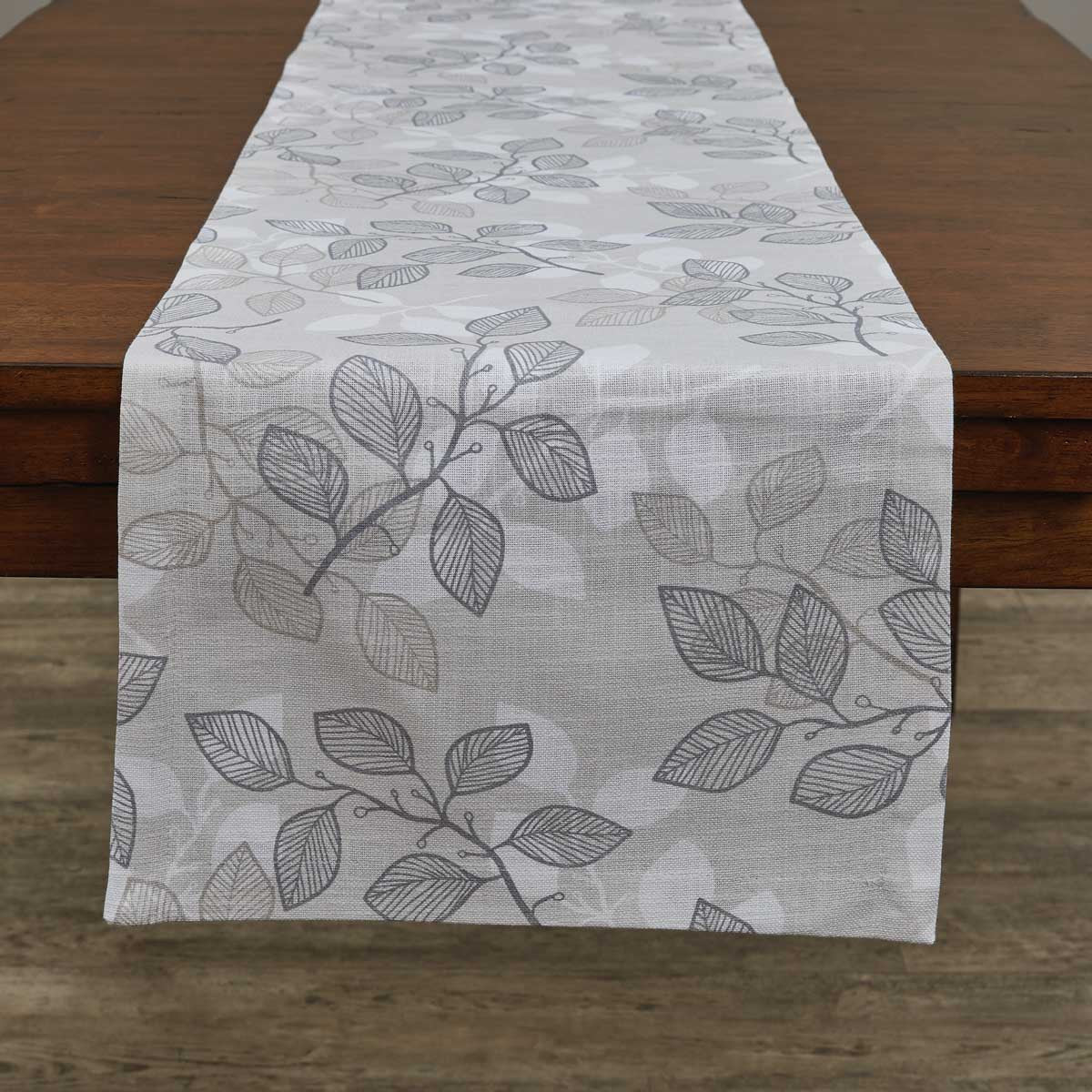 Jungle Leaf Printed Table Runner 72"L Park Designs