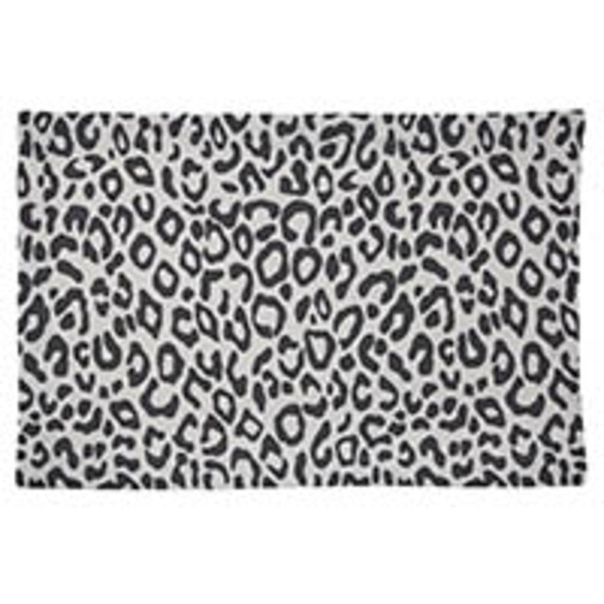 Safari Leopard Printed Napkin - Black Set of 4 Park Designs - The Fox Decor