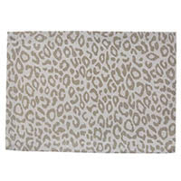 Thumbnail for Safari Leopard Printed Placemat - Natural Set of 4  Park Designs