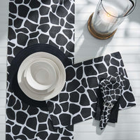 Thumbnail for Giraffe Printed Napkin - Black Set of 4  Park Designs