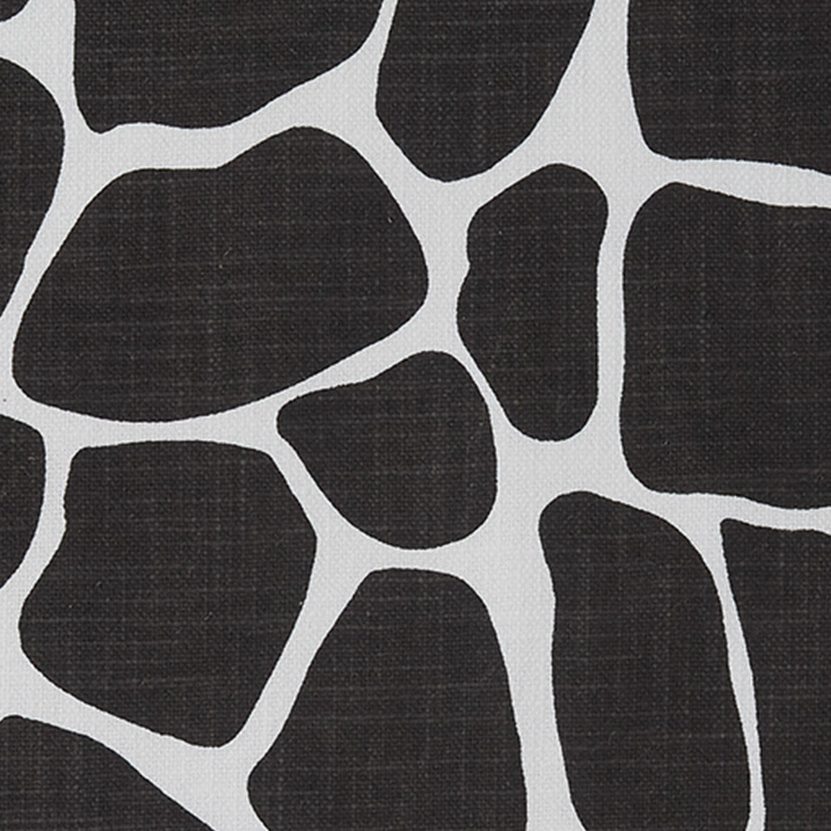 Giraffe Printed Placemat - Black Set of 4  Park Designs