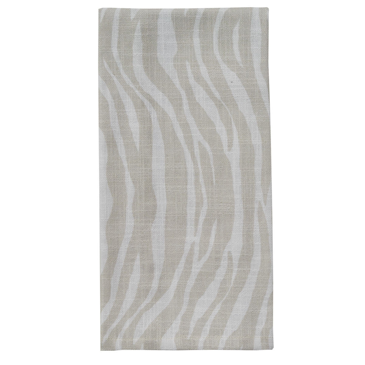 Zebra Printed Towel - Tassels Set of 2  Park Designs
