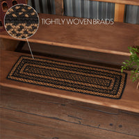 Thumbnail for Farmhouse Jute Stair Tread Rect Latex 8.5x27 VHC Brands - The Fox Decor
