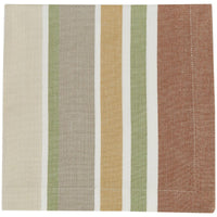 Thumbnail for Terra Stripe Napkin Set of 12 Park Designs - The Fox Decor