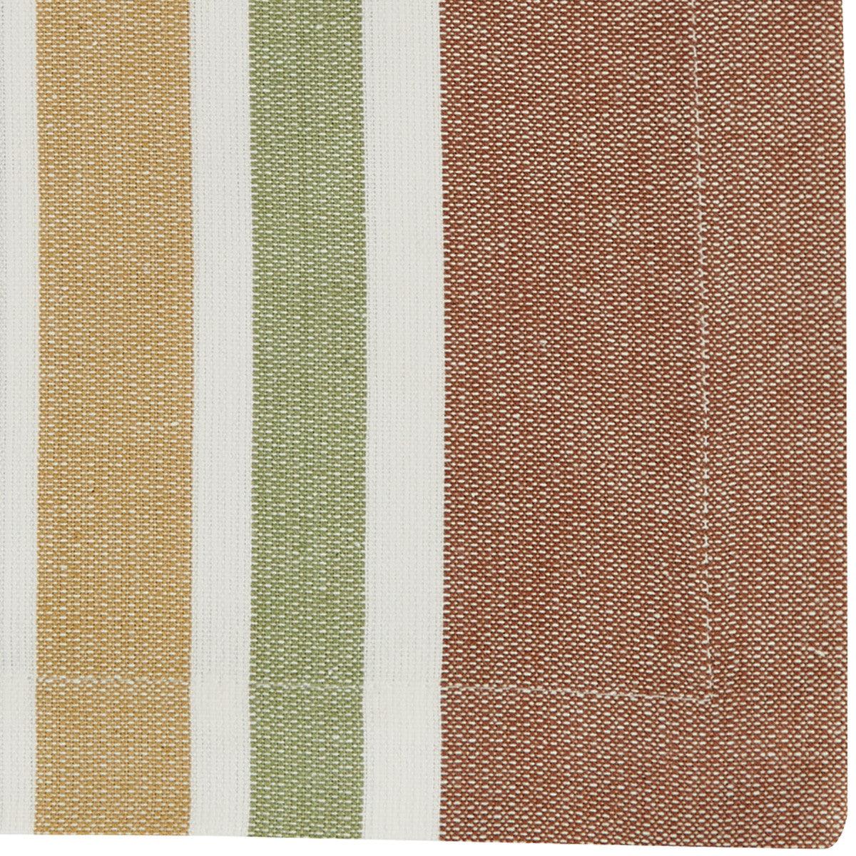 Terra Stripe Napkin Set of 12 Park Designs - The Fox Decor