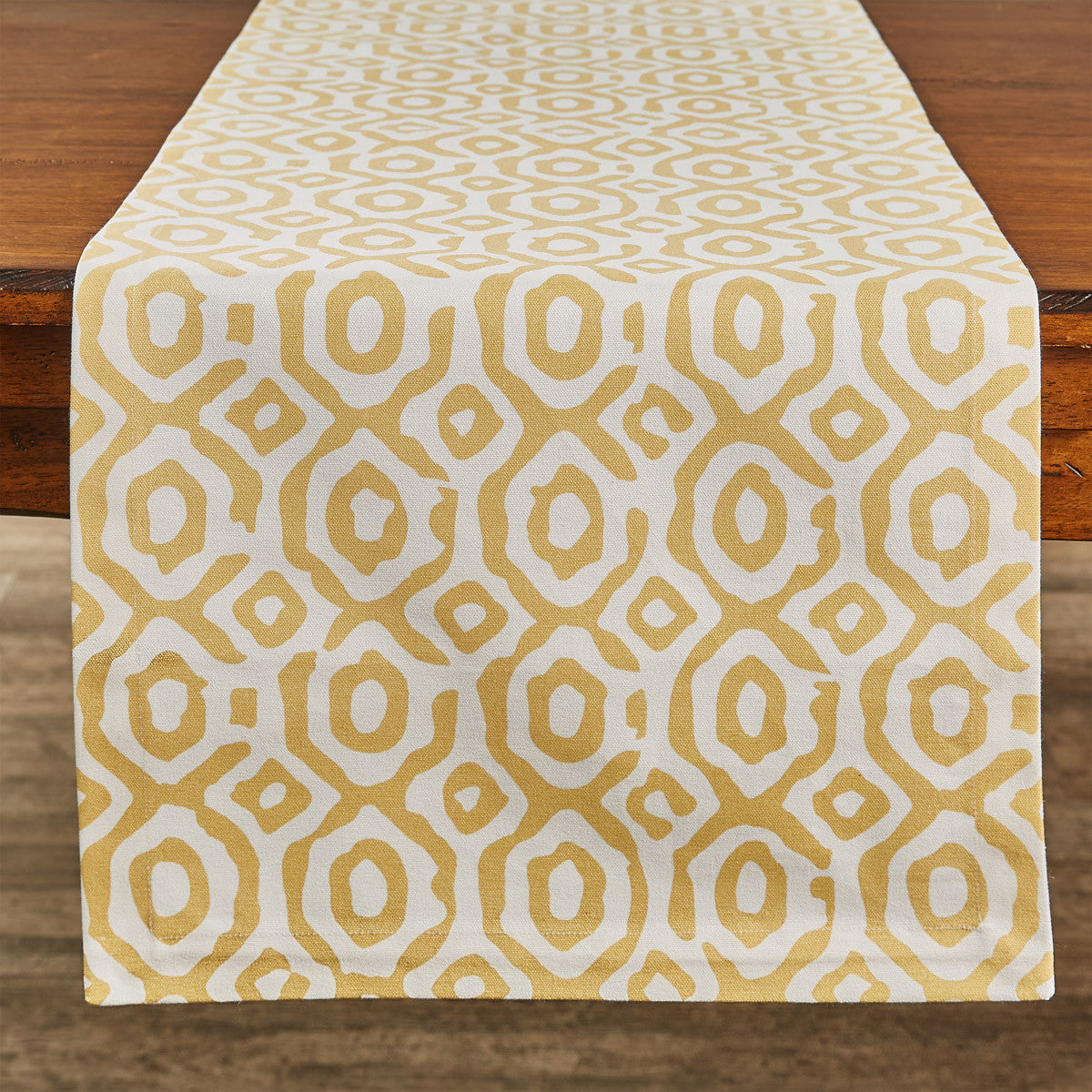 Golden Geo Table Runner 72" L Park Designs - The Fox Decor