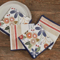 Thumbnail for Indie Boho Printed Dishcloths Set Of 4 Park Designs - The Fox Decor