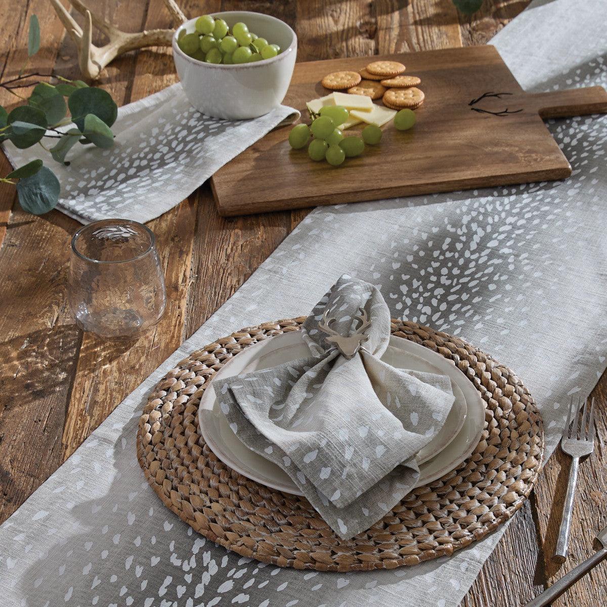 Eva & Co Axis - Gray Napkins - Set Of 4 Park Designs - The Fox Decor