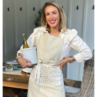 Eva & Co Axis Tan Adult Apron Set of 2 Park Designs - The Fox Decor
