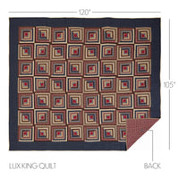 Thumbnail for Braxton Luxury King Quilt 120Wx105L VHC Brands