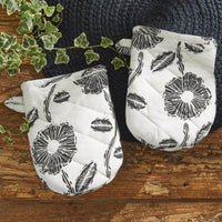 Thumbnail for Urban Flower Mini Mitt Set of 2 Park Designs - The Fox Decor