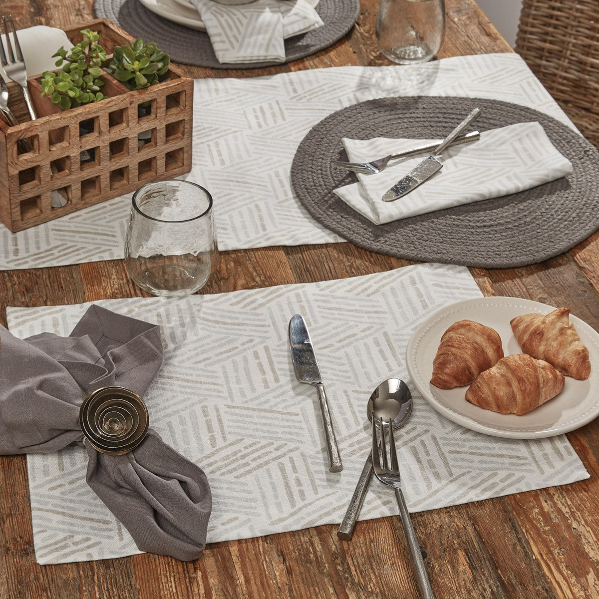 Crue Table Runner 72" L Park Designs - The Fox Decor