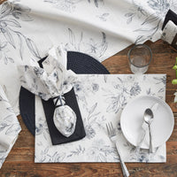 Midnight Floral Table Runner 72