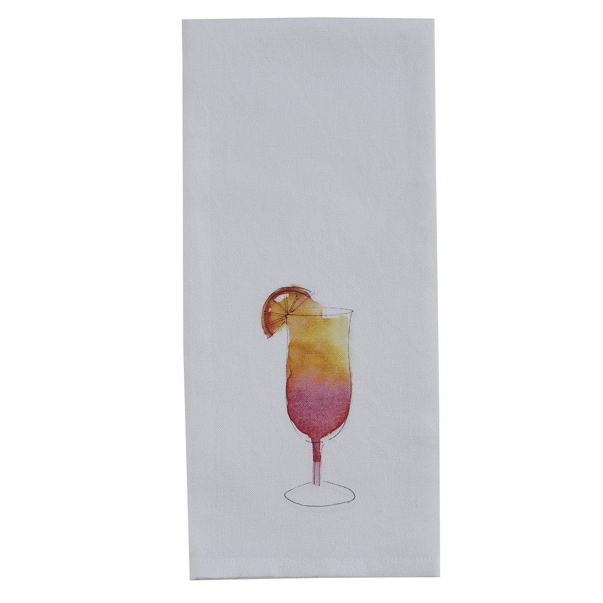 Tropical Drink Towel Sunrise set of 2 Park Designs - The Fox Decor