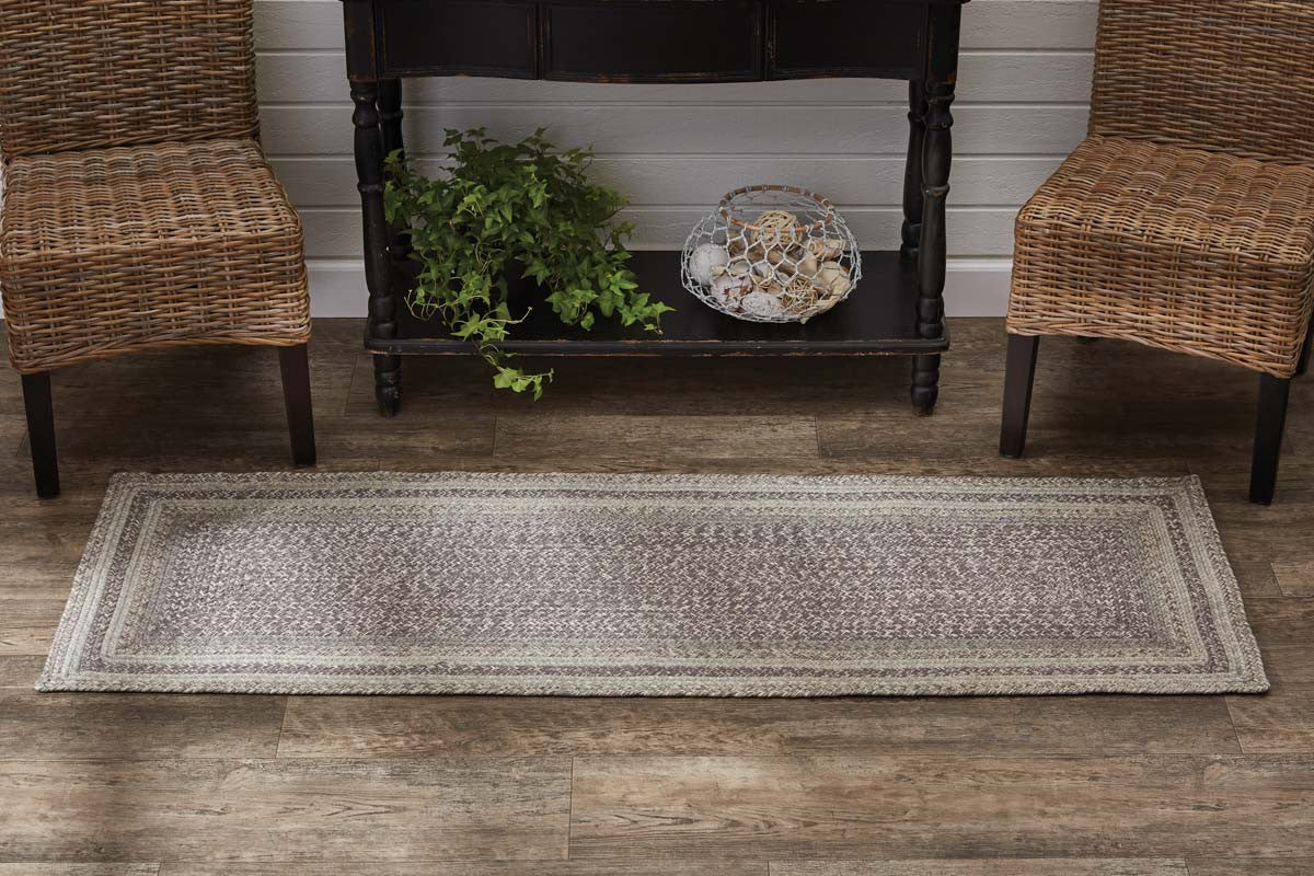 Hartwick Braided Rectangle Rug Runner 24" x 72" (2'x6') Park Designs - The Fox Decor
