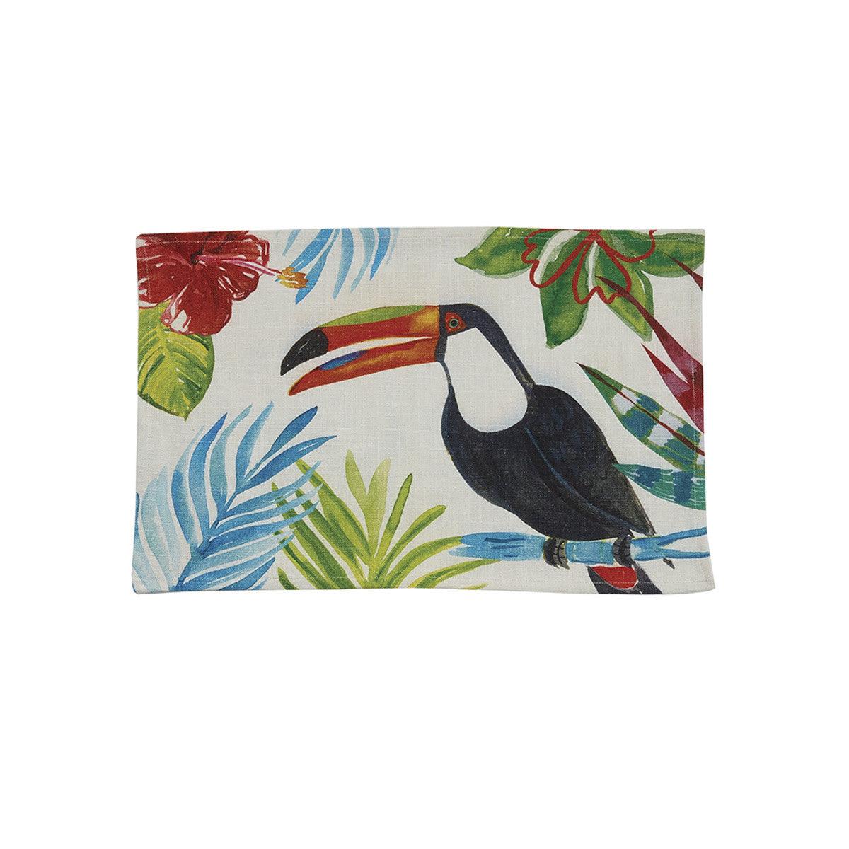 Tropical Paradise Placemat - Toucan Set of 4  Park Designs