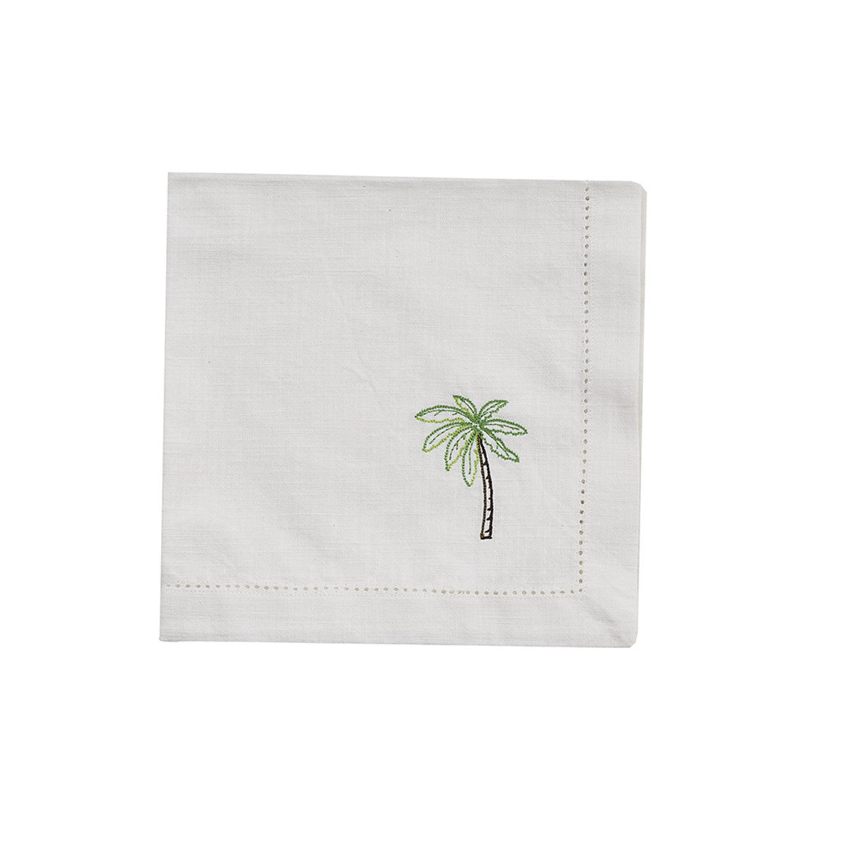 Embroidered Napkin - Palm Tree Set of 4  Park Designs