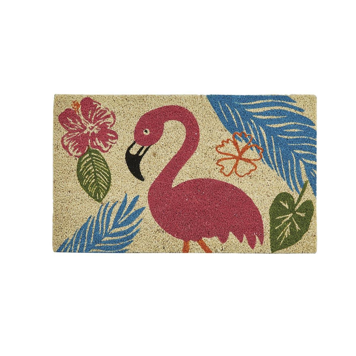 Flamingo Coir Doormat Park Designs