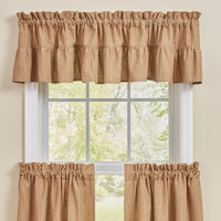 Thumbnail for Sturbridge Ticking Ruffle Valance 14