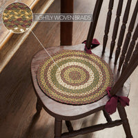 Tea Cabin Jute Chair Pad 15 inch Diameter - VHC Brands - The Fox Decor