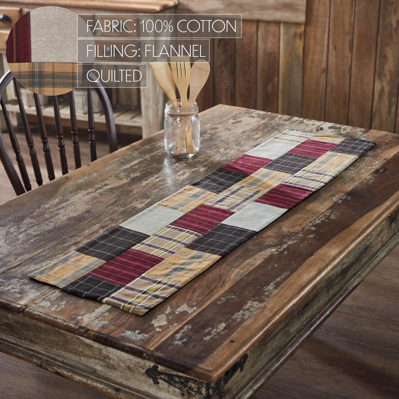 Wyatt Runner Quilted 12x48 - The Fox Decor