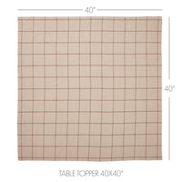Connell Table Topper 40x40 - The Fox Decor
