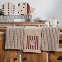 My Country Tea Towel Set of 3 19x28 - The Fox Decor