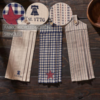 Thumbnail for My Country Button Loop Tea Towel Set of 3 - The Fox Decor