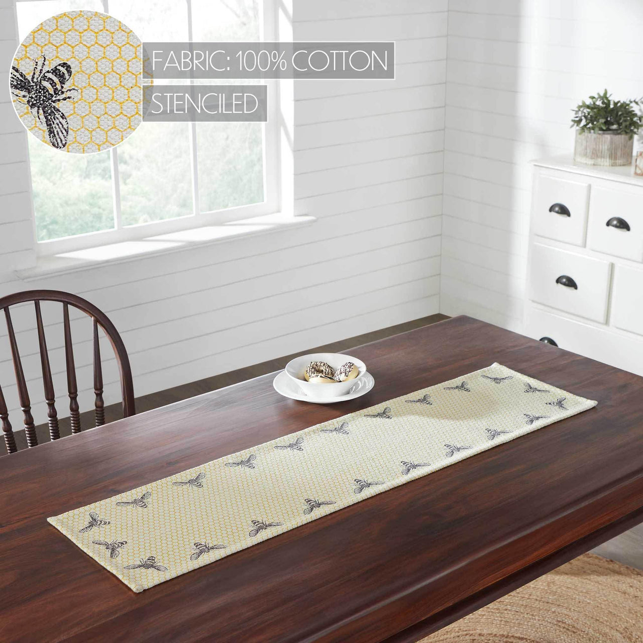 Buzzy Bees Runner 12x48 - The Fox Decor