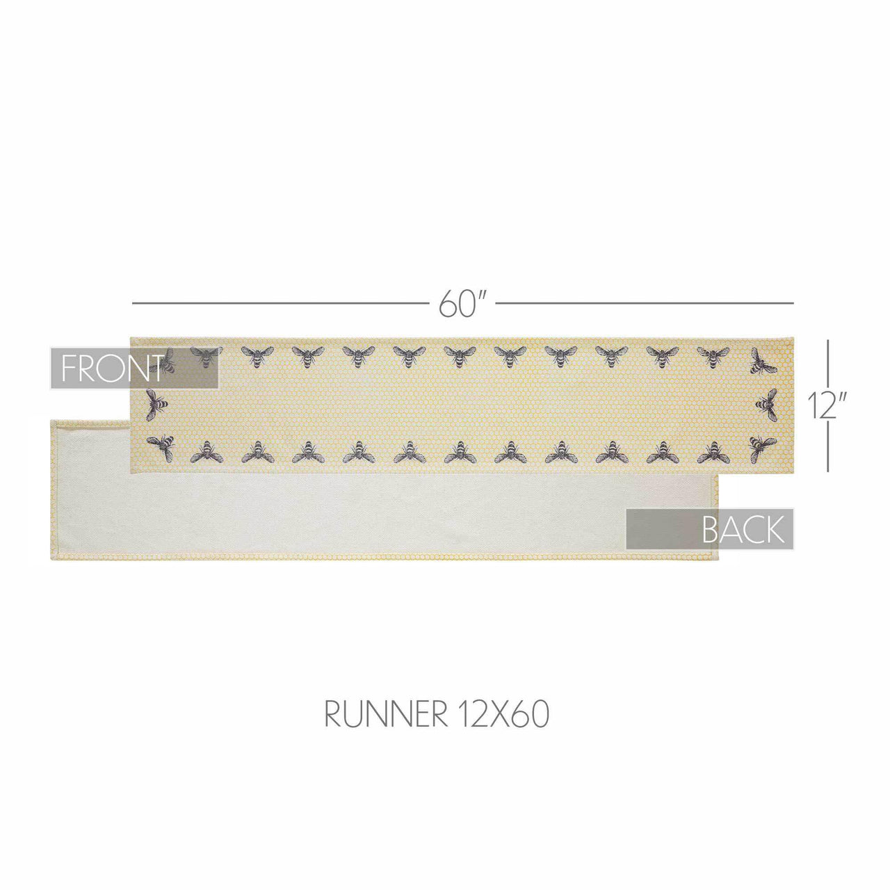 Buzzy Bees Runner 12x60 - The Fox Decor