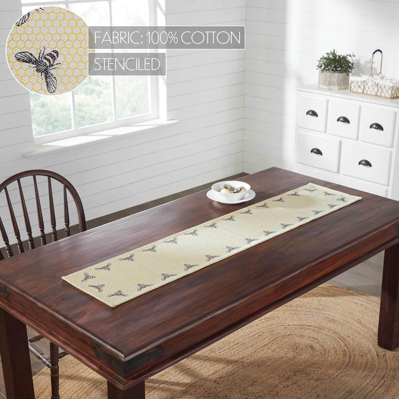 Buzzy Bees Runner 12x60 - The Fox Decor