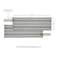 Finders Keepers Chevron Runner 8x24 - The Fox Decor