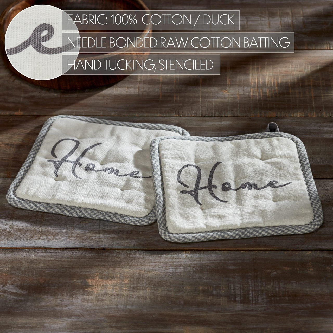 Finders Keepers Home Pot Holder Set of 2 8x8 - The Fox Decor