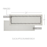 Finders Keepers Eucalyptus Runner 8x24 - The Fox Decor