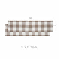 Annie Buffalo Check Portabella Runner 12x48 - The Fox Decor