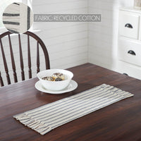 Kaila Ticking Stripe Ruffled Runner 8x24 - The Fox Decor