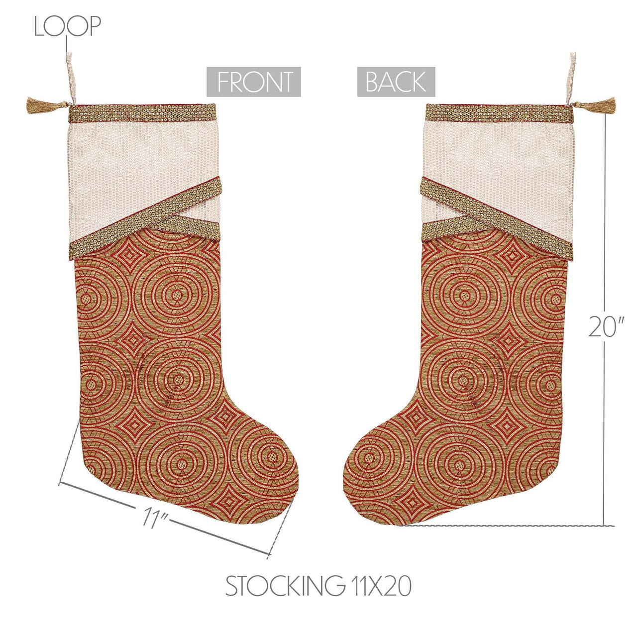 Soleil Stocking 11x20 VHC Brands - The Fox Decor