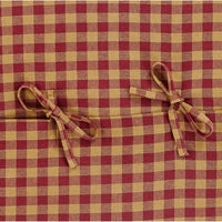 Thumbnail for Burgundy Check Fabric Pillow 16