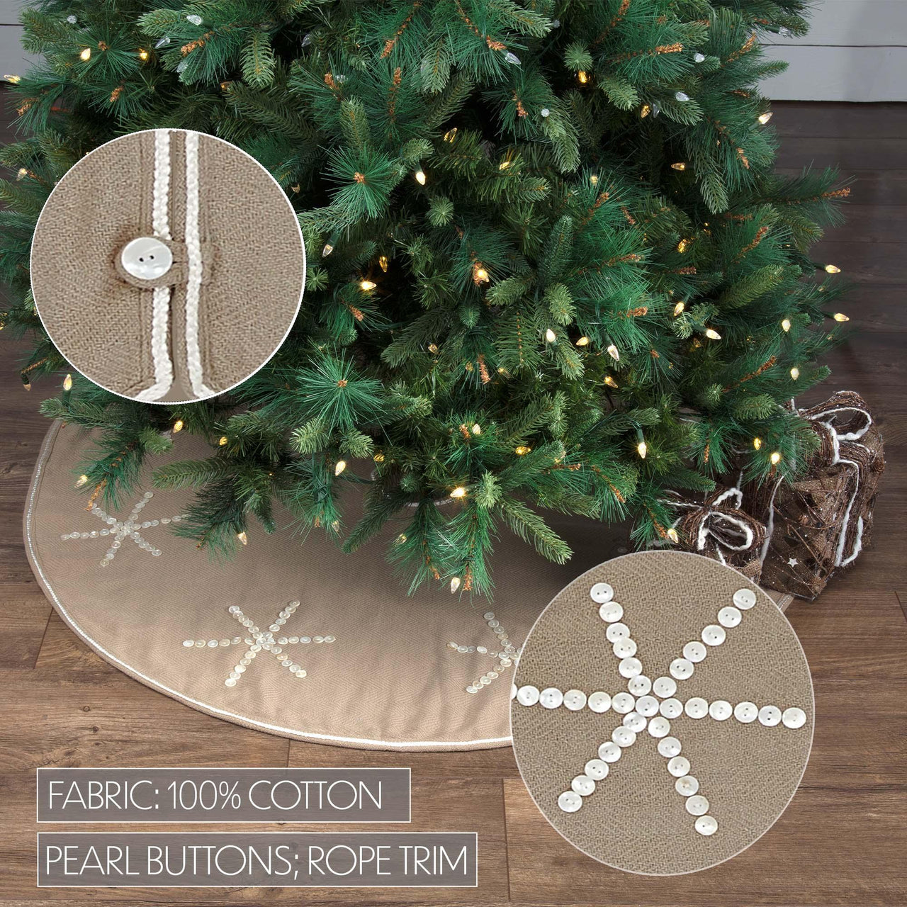 Pearlescent Tree Skirt 48 - The Fox Decor