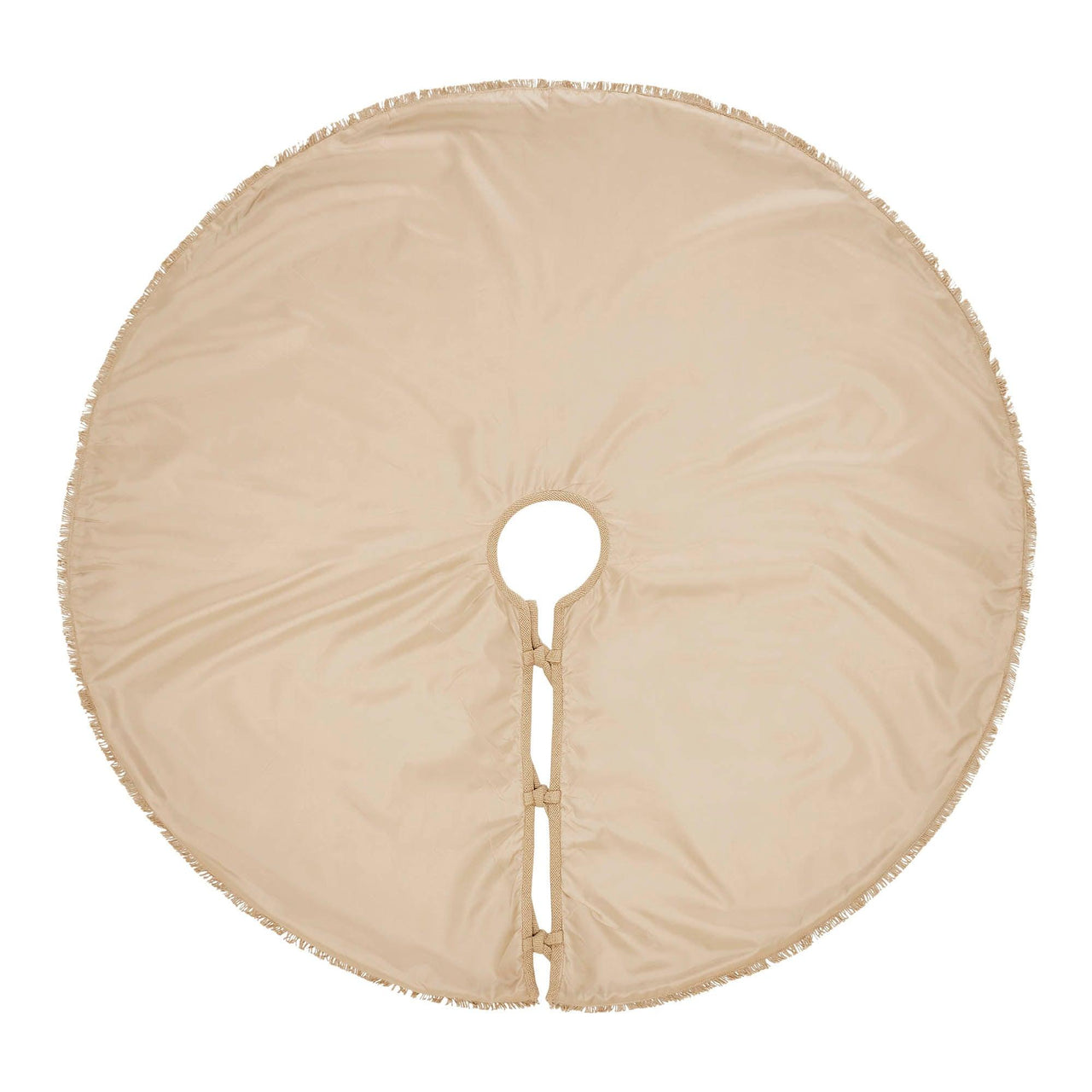 Yuletide Burlap Tan Tree Skirt 48 VHC Brands