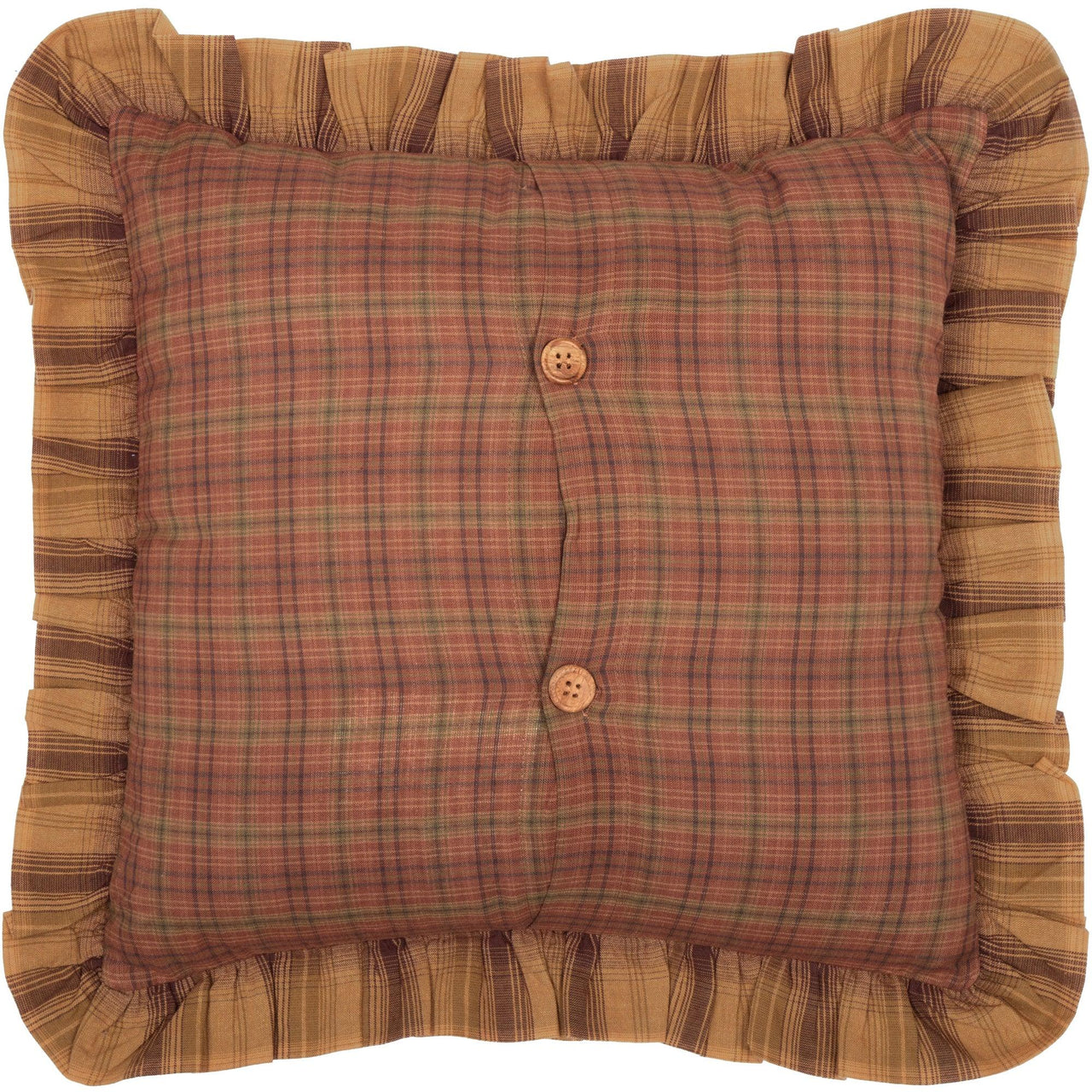 Prescott Pillow Fabric Ruffled 16x16 - The Fox Decor